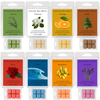 8 Scented Wax Melts Soy for Scented Wax Warmer Cubes Pack Giftfor Oil Burner Natural Strong Fragrance Wax Bar Melts for Lamp