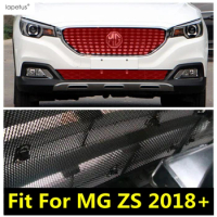 For MG ZS 2018 - 2023 Car Front Grille Grill Insect Insert Proof Net Screening Mesh Protection Trim Accessories Exterior Kit