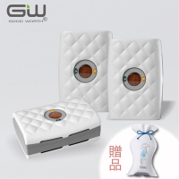 GW 水玻璃 菱格紋分離式除濕機三件組 (不含還原座) 贈熱風除濕袋