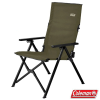 【Coleman】輕量化LAY戶外躺椅_可三段式調整/耐重80kg.休閒椅.折疊椅(CM-33808 綠橄欖)