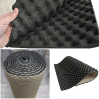 1 Roll 100*50*2cm Car Sound Proofing Deadening Car Truck Anti-Noise Sound Insulation Cotton Heat Closed Cell Soundproofing Foam