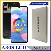 Super AMOLED For Samsung Galaxy A30s A307 LCD Display Touch Screen For Samsung A30s SM-A307F A307F/DS A307G Screen Digitizer