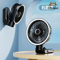 自動搖頭帶夜燈| 臺夾掛三用風扇可摺疊充電桌面usb迷你小電風扇