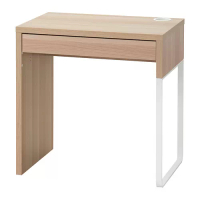 MICKE 書桌/工作桌, 染白橡木紋, 73 x 50 公分