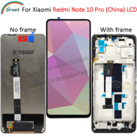 6.6'' for Xiaomi Redmi Note 10 Pro China LCD With Frame Display Touch Panel Screen Digitizer Assembly For redmi note10 pro LCD