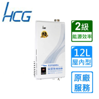 【HCG 和成】數位恆溫強制排氣熱水器GH1266 12L(LPG/FE式 原廠安裝)