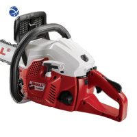 YYHC-Type 4600 Chainsaw 46cc Chain Red Orange Wood Cylinder Power Mix Air Starter Gauge Color Feature Cooling Pitch