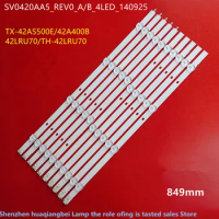 FOR FOR Panasonic TH-42A400C light strip V42FWSD01 light strip 131126-WS-420-040-PEAR1-C5-R 849MM 3V 8LED 100%NEW