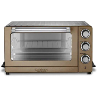 Cuisinart TOB-60N1CS Convection Toaster Oven Broiler, 19.1"(L) x 15.5"(W) x 9.8"(H), Copper Stainless Steel
