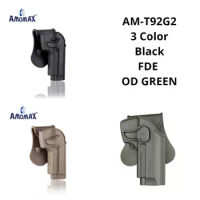 AMOMAX Level II Paddle Holster Fit for Beretta92,92FS,M9, Tokyo Marui,WE,KJW,KSC,KWA, M9 Series, Right-Handed