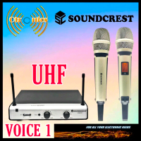 Microphone Wireless UHF Soundcrest VOICE 1 Mic Mik