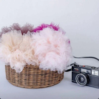 Scrunchies Tutu / Scrunchies Tile / Ikat Rambut Cepol / Cepol Jilbab