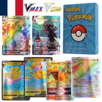 100Pcs GX Holographic Pokemon Cards in Portuguese Letter with Rainbow  Arceus Shiny Charizard trade card children toys