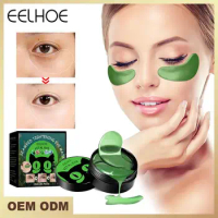 Seaweed Eye Mask Firming Hyaluron Acid 24K Gold Black Pearl Circles Crystal Collagen Anti-Aging Moisturizing Eyelid Patch 60pcs