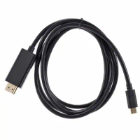 Same Screen Cable Type-c To HDMI Cable 1080p HD USB C To HDMI Cable 4K 30hz ABS Shell 1.8m USB3.1 To HDMI Connection Cable