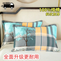 Sarung Bantal Kapas, 100% Kapas, Tebal, Zip, Saiz 48x74cm, Saiz Dewasa Tunggal, Sarung Bantal mewah,