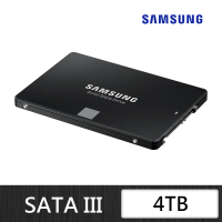 【SAMSUNG 三星】搭 5埠 交換器 ★ 870 EVO 4TB SATA ssd固態硬碟 (MZ-77E4T0BW)