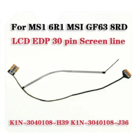 For MS16R1 MSI GF63 8RD Screen Wire 30-pin laptop screen row wire screen K1N-3040108-H39 K1N-3040108-J36