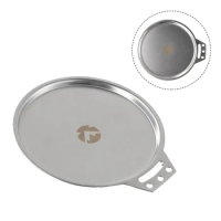 Rust resistant Sierra Cup Cover Sturdy Stainless Steel Lid Protects Your Camping Bowl from Rust and Corrosion