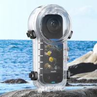 For Insta360 X4 Dive Case Dive Shell Underwater 50M Waterproof Case Underwater Diving Housing Shell 