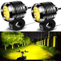 Motorcycle LED light Spotlight LED Auxiliary Fog Light Assemblie Driving Lamp For Motorcycle Car Truck Off-Road Vehicle A