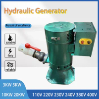 5KW 10KW Hydro Generator Turbine Flow Hydraulic Conversion Water Flow Generator Energy Alternator Conversion Energy Generators