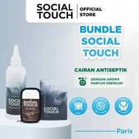 [BUNDLE REFILL + POCKET] Hand Sanitizer Spray Food Grade Social Touch - Paris - Black