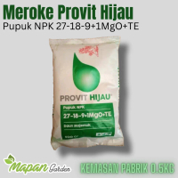 Pupuk Daun NPK Provit Hijau 27-18-9+1MgO+TE Meroke 0.5 kg 500 gr gram