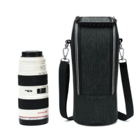 Portable Camera Lens Bag Waterproof Shockproof Lens Case Pouch for Canon 70-20mm/ ​NIKON AF-S/​SIGMA APO DG 70-300mm