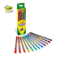 Crayola繪兒樂 旋轉12色彩色鉛筆