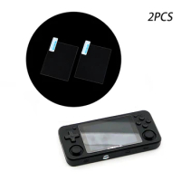 2 Pcs Tempered Glass Protector Crystal Film For Anbernic RG35xx RG353VS Mini Plus Screen Handheld Game Console
