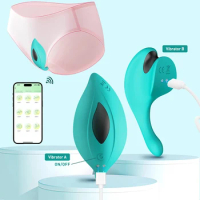 App Remote Control Vibrating Wearable Panties Vibrator Finger G Spot Clitoralis Stimulator Women Adult 18 Couples Sex Toys
