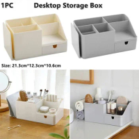 1PC Multi-function Storage Box Desktop Pencil Pen Sundries Stationery Organizer Stretchable Box