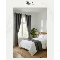 Moda ผ้าม่านสำเร็จรูปห่วงตาไก่ กันแสง UV รุ่น FLIP