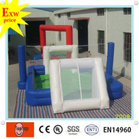 hot selling pvc tarpaulin inflatable water soap football volleyball soccer court field tent for kids and adults on sale