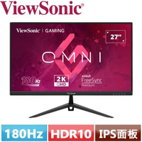 【現折$50 最高回饋3000點】  ViewSonic優派 27型 VX2728-2K  IPS電競遊戲顯示器