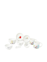 ชุดจานเซรามิก Corningware By Corelle 14ชิ้น ลายสนูปปี้เฟรนด์ รุ่น N02P14SFRSG สีขาว