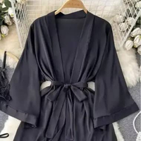 BRA SET PUSH UP KAWAT G STRING WANITA BIKINI 5B027 BRA+CD FREE ONGKIR AMAN Hitam/Kimono All Size