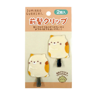 asdfkitty*日本san-x角落生物貓咪造型髮夾-2入-髮飾/側邊夾/瀏海夾-日本正版商品
