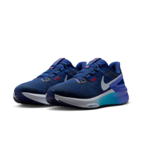 【NIKE 耐吉】慢跑鞋 男鞋 運動鞋 緩震 AIR ZOOM STRUCTURE 25 藍 DJ7883-017