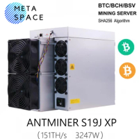 New Antminer S19j XP 151TH/s 3247W Asics Miner BTC BCH BSV Crypto Mining S19J xp Bitcoin Miner Machi