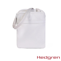 【Hedgren】FOLLIS系列 RFID防盜 隨身小側背包(摺紋白)