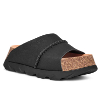 【UGG】女鞋/拖鞋/厚底拖鞋/真皮拖鞋/Sunskip Slide(黑色-UG1152695BLK)
