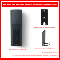 Wall Mount Speaker Stand Holder Black Sound Box Storage Rack Replacement Speaker Mount for Bose LifeStyle 650 Surround Speaker