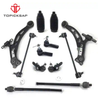 TOPICKSAP Lower Front Control Arm Tie Rod Ball Joint Kits for Toyota Camry Lexus ES300 1997 1998 1999 2000 2001 48069-33020