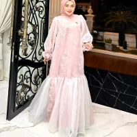 (BISA COD) 100% ORI GAMIS ORGANZA SUTRA MEWAH BY SHELLASAUKIA