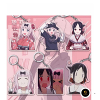 Kaguya Sama Love Is War Móc Chìa Khóa Bằng Acrylic In Họa Tiết Hoạt Hình Shinomiya Kaguya Fujiwara C