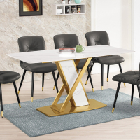 MUNA家居 伊蒂絲5.3尺岩板餐桌(不含椅) 160X80X75.5cm