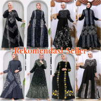 Batik Usman - Terbaru Gamis Twill Rayon Pekalongan Home Dress Busui Jumbo Gamis Rayon Premium Karet 