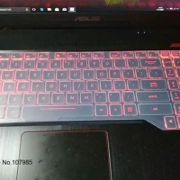 15 15.6 Inch Clear TPU laptop keyboard cover protector For Asus TUF Gaming FX504 FX504GE FX504GD FX504GM FX504G FX503VD FX503